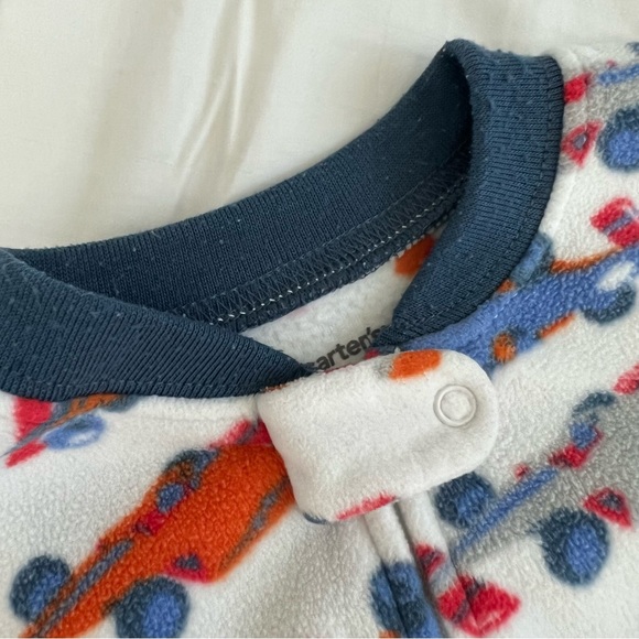 Carter’s Fleece Footed Pajamas, Set of 2, Size 12 Months - Picture 8 of 9